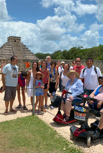 Handicapped tour to Chichen itza